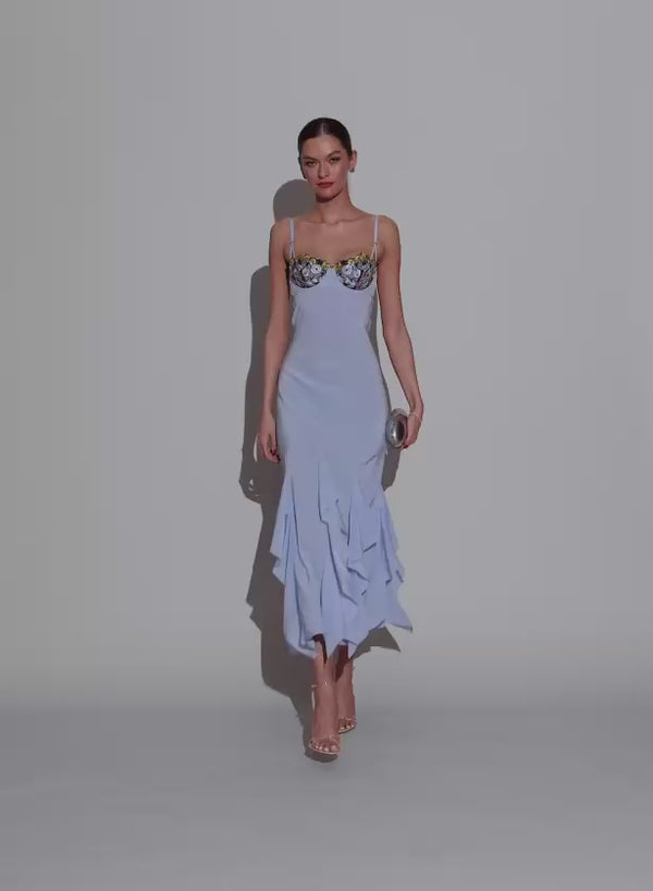 fleur du mal Eden Gown cloud