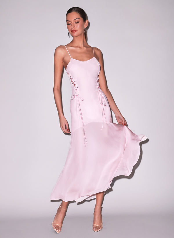 fleur du mal Gia Gown baby rose