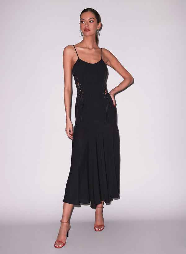 fleur du mal Gia Gown black