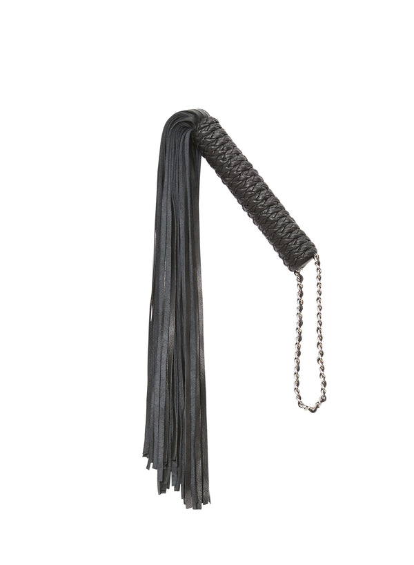 fleur du mal Leather Flogger black