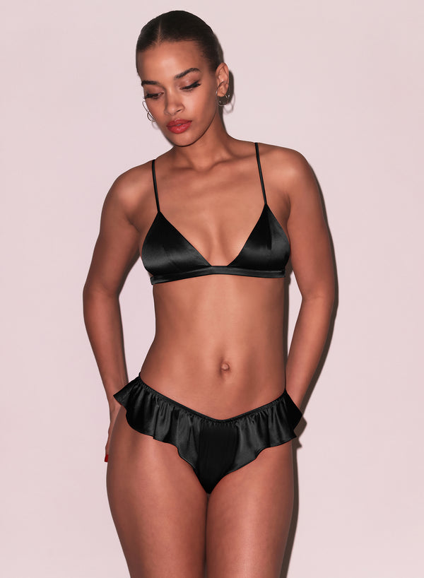 fleur du mal Luxe Triangle Bra