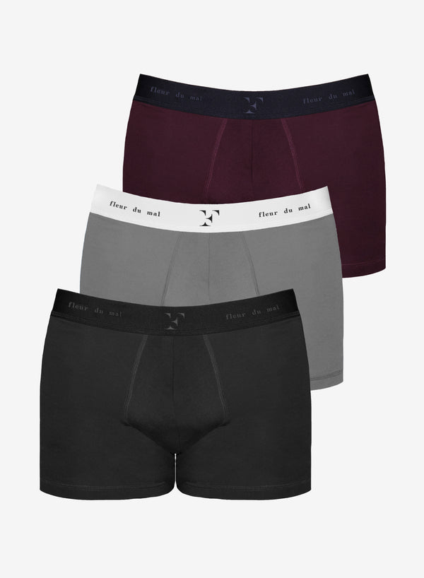 fleur du mal Men's Boxer 3-Pack multi