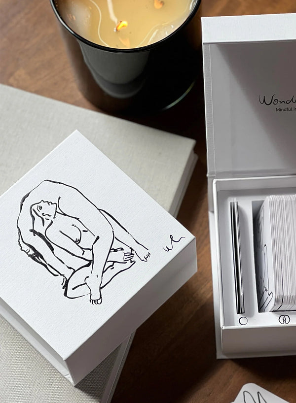 fleur du mal Wonderlust Mindful Intimacy Card Deck creme