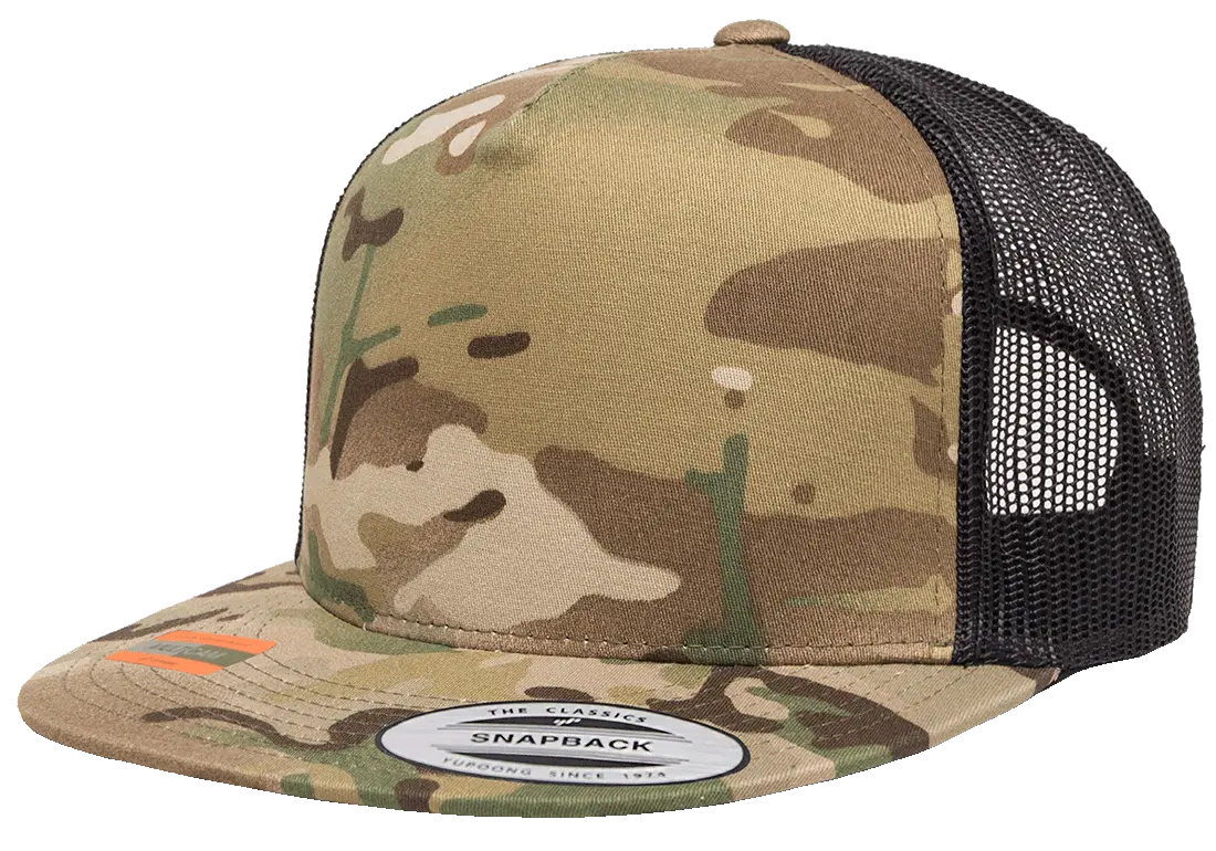 flex fit YP Classics® Multicam® trucker mesh cap