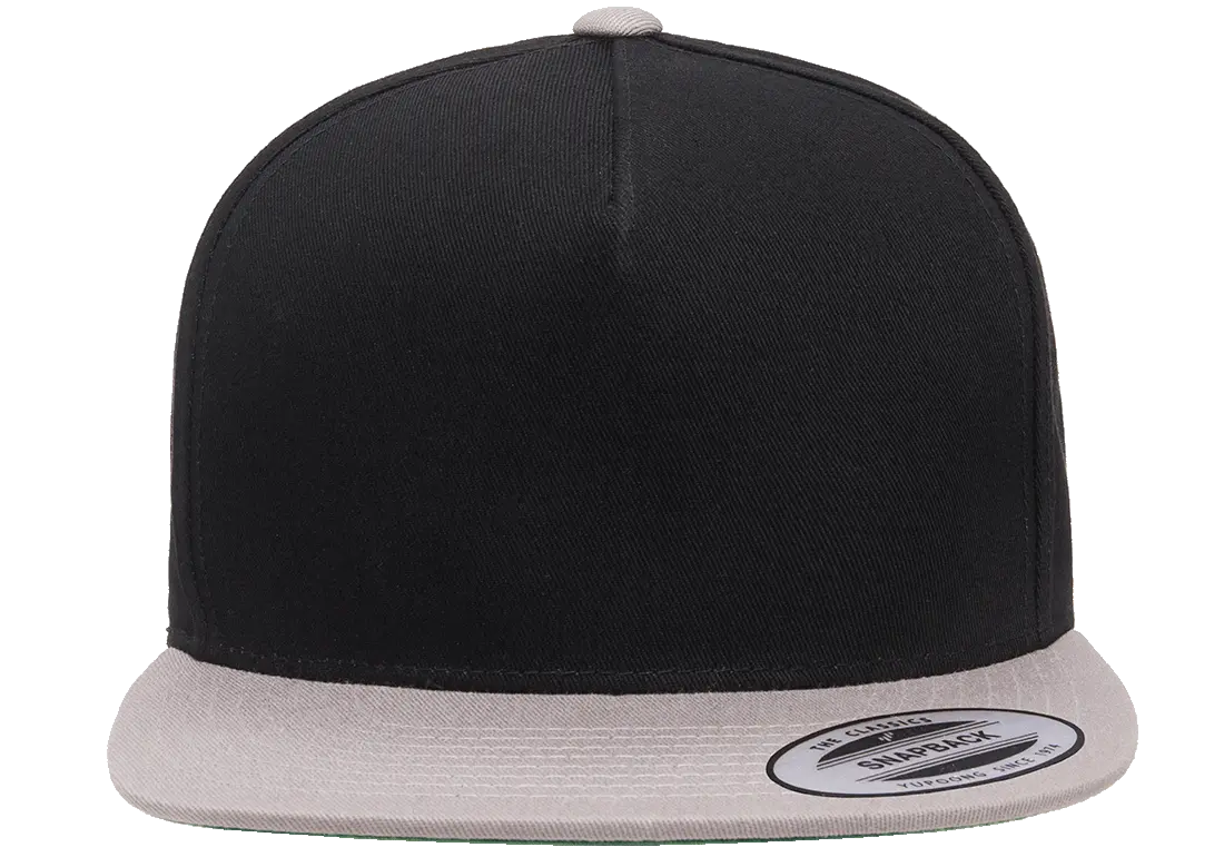 Flex Fit YP Classics® 5-panel Cotton Twill Snapback Cap - 2-tone