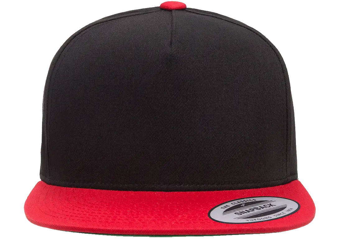 flex fit YP Classics® 5-panel cotton twill snapback cap - 2-tone
