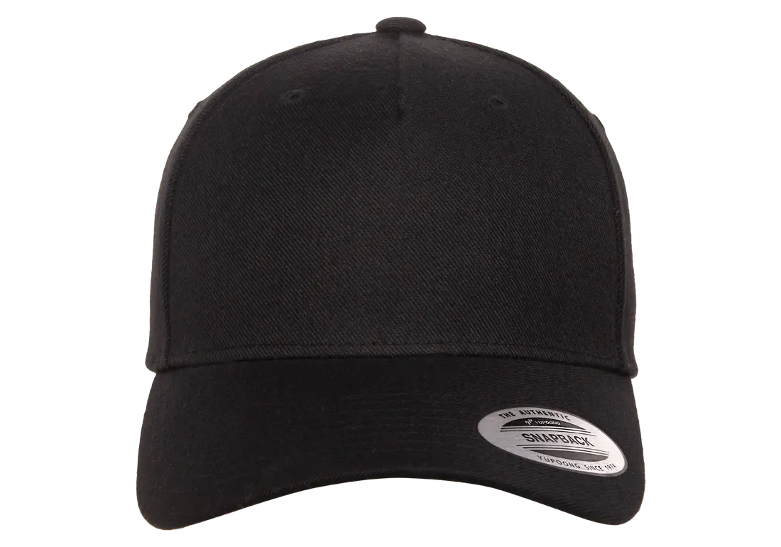 Flex Fit YP Classics® 5-panel Premium Curved Visor Snapback Cap