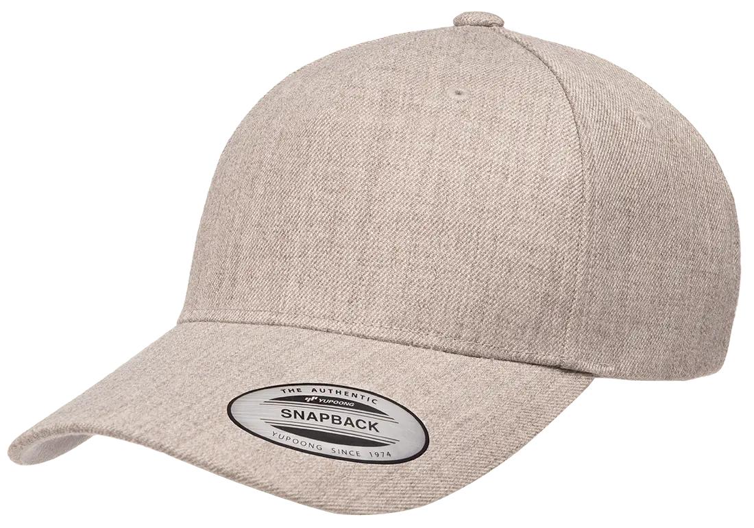 Flex Fit YP Classics® 5-panel Premium Curved Visor Snapback Cap