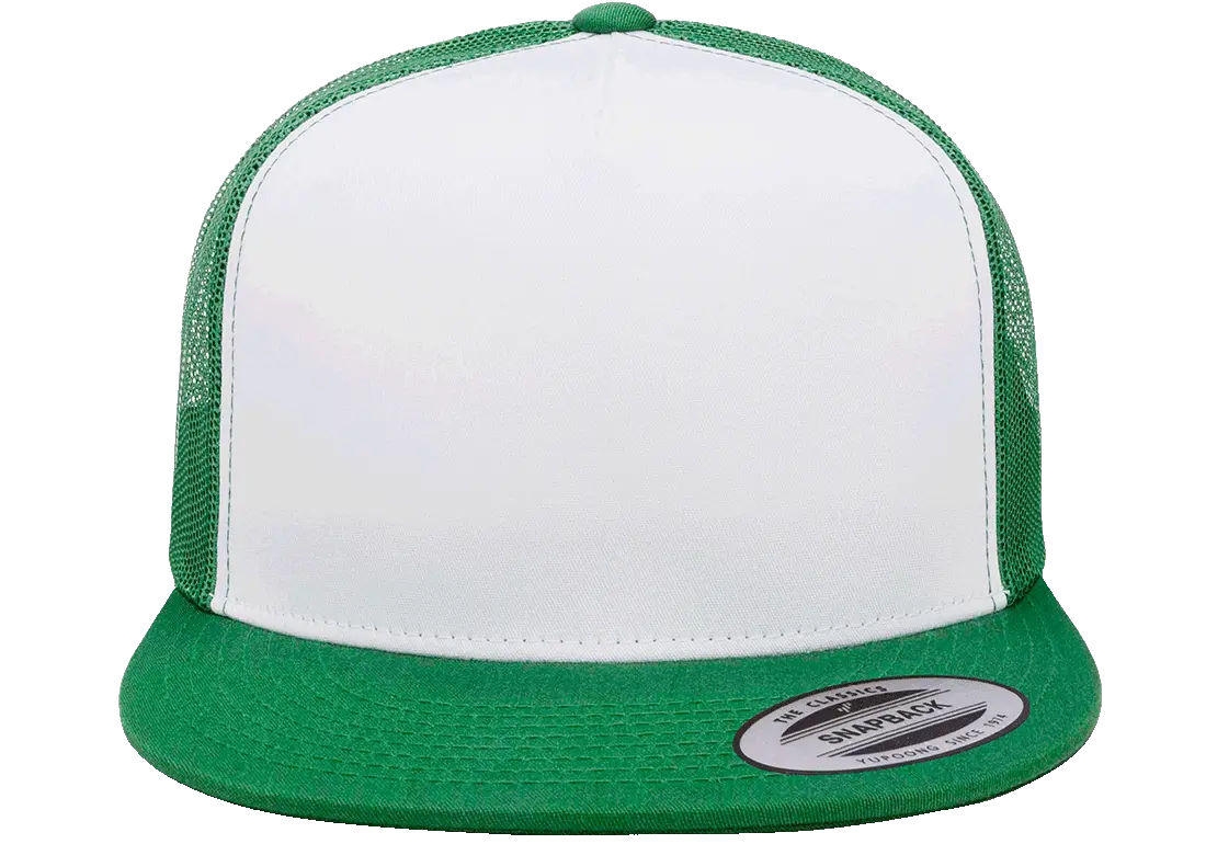Flex Fit YP Classics® Classic Trucker Cap - White Front