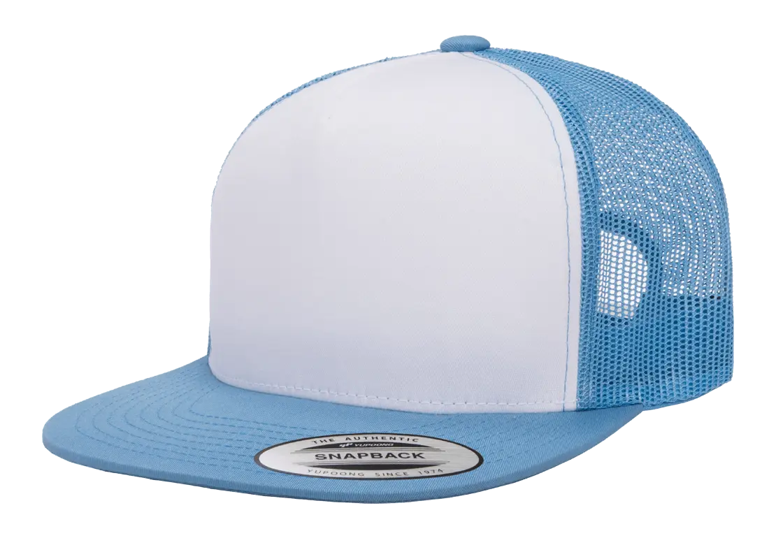 flex fit YP Classics® classic trucker cap - white front