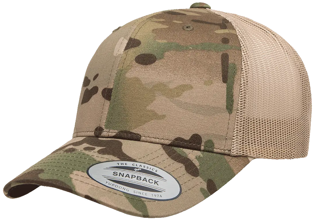 Flex Fit YP Classics® Multicam® Retro Trucker Cap