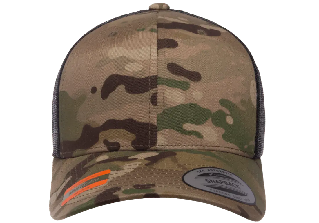 flex fit YP Classics® Multicam® retro trucker cap