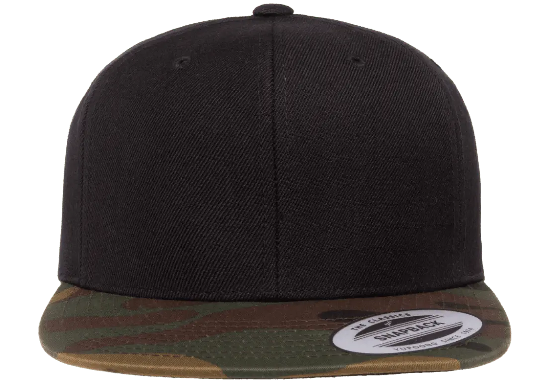 Flex Fit YP Classics® Premium Snapback Camo Cap - 2-tone