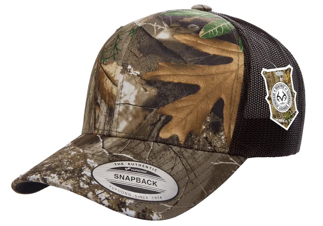 flex fit YP Classics® Realtree® camo retro trucker cap