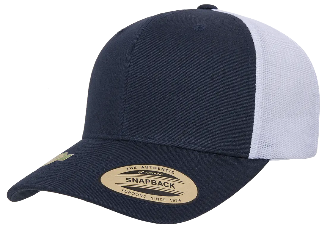 Flex Fit YP Classics® Recycled Mesh Retro Trucker Cap 2-tone