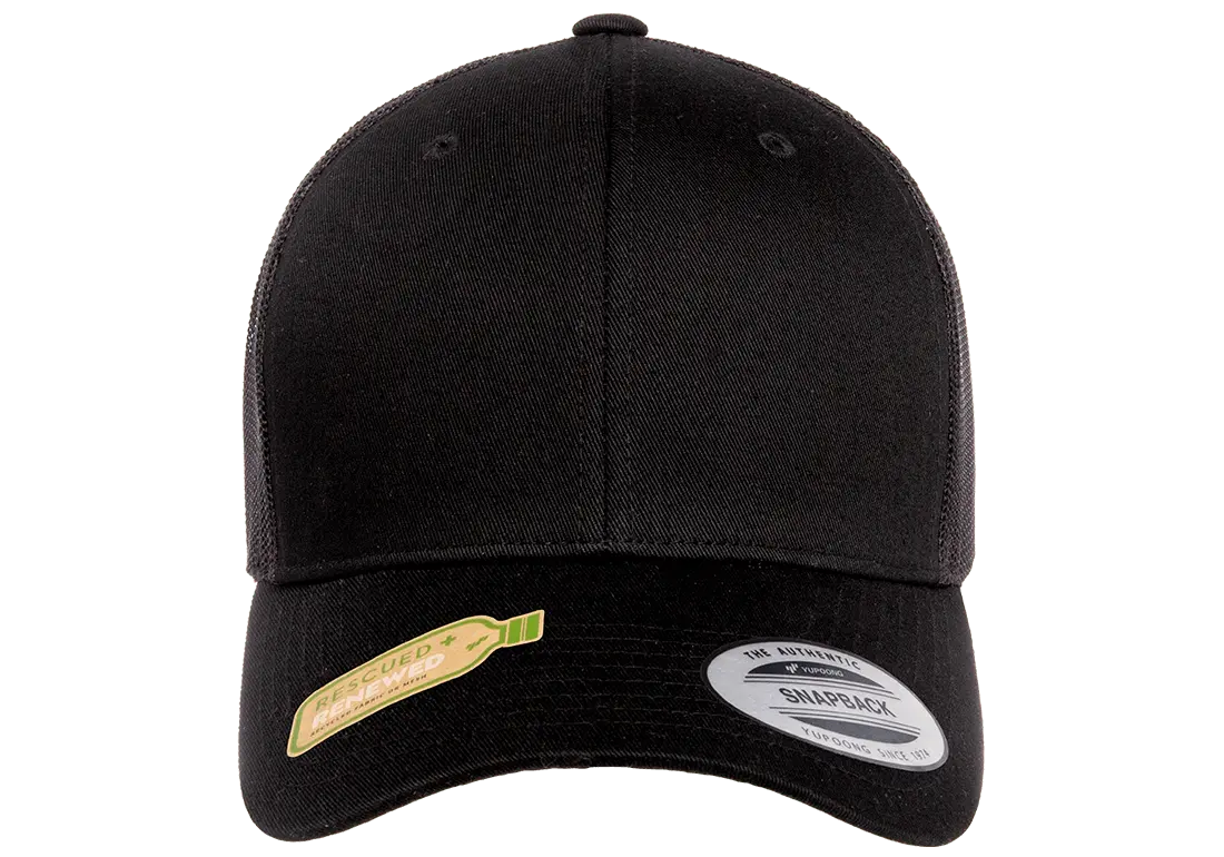 flex fit YP Classics® recycled mesh retro trucker cap