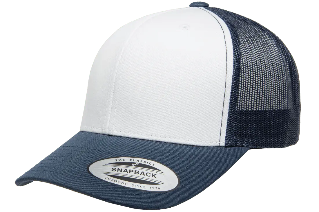 Flex Fit YP Classics® Retro Trucker Cap With White Front Panel