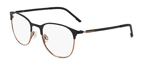 The Flexon E1142 is a trendy round shape that features bold color blocking colorations and unique detailing