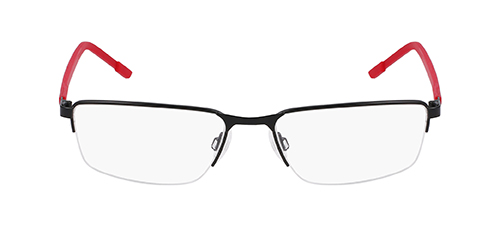 The Flexon E1146 is a semi rim Flexon front paired with rubber temples. This frame offers maximum durability and comfort