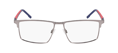 The Flexon E1153 Features A Full Flexon Front With Rubber Temples That Offer A Bold Pop Of Color