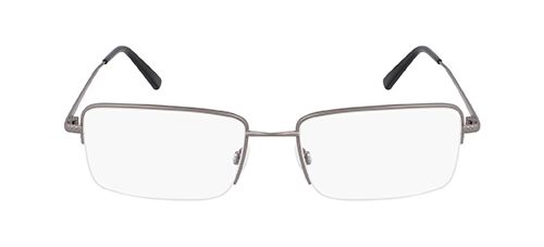 The Flexon H6073 Is A Classic Semi-rimless Rectangular Shape Featuring Flexon In The Bridge And Temples For A Durable And Lightweight Fit
