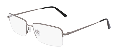 The Flexon H6073 Is A Classic Semi-rimless Rectangular Shape Featuring Flexon In The Bridge And Temples For A Durable And Lightweight Fit