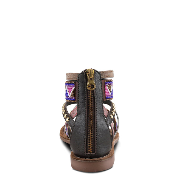 Flexus By Spring Step AZURA BELALIA-AZTEC CLOSED BACK SANDALS
