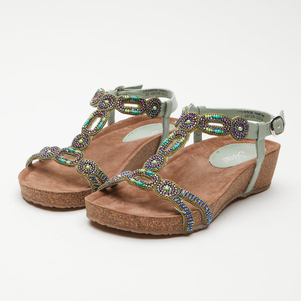 flexus by spring step AZURA STUNNIN T-STRAP SANDALS
