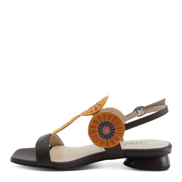 Flexus By Spring Step AZURA BROIDER SANDALS