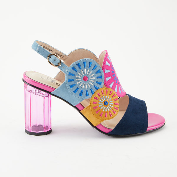 Flexus By Spring Step AZURA EMBROIDERY SANDALS