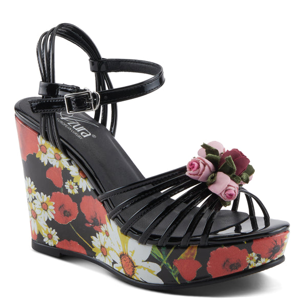 flexus by spring step AZURA FLORAROSE SANDALS