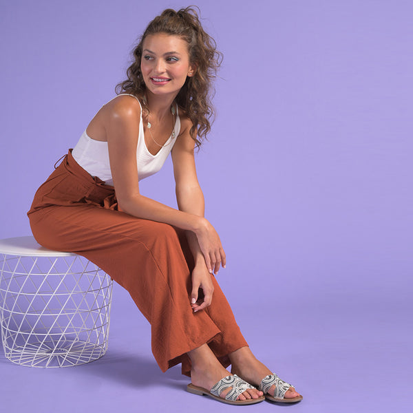 Flexus By Spring Step AZURA GEORGYS SLIDE SANDALS