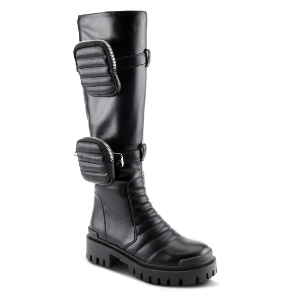 flexus by spring step AZURA MOTOPUNK TALL BOOTS