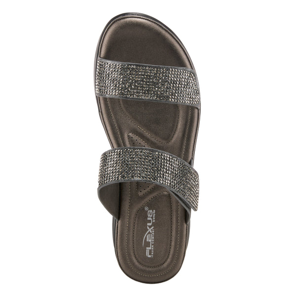 Flexus By Spring Step FLEXUS BLING SLIDE SANDALS