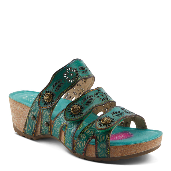 flexus by spring step L'ARTISTE CARBONE SANDALS