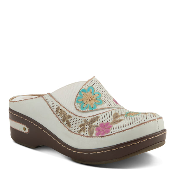 flexus by spring step L'ARTISTE CHINO-FLOWER CLOGS