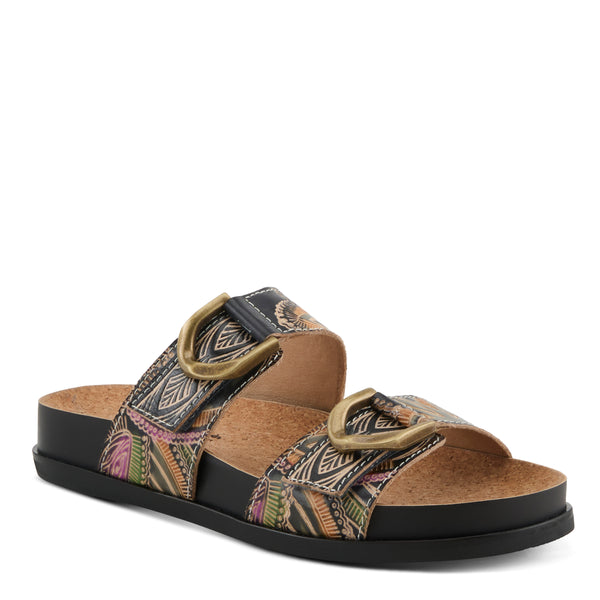flexus by spring step L'ARTISTE GLAZE SANDALS