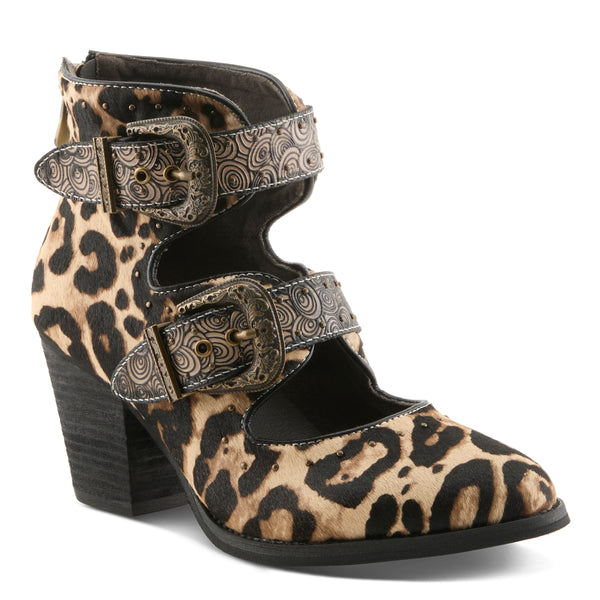 flexus by spring step L'ARTISTE NOTCHED-LEO BOOTS