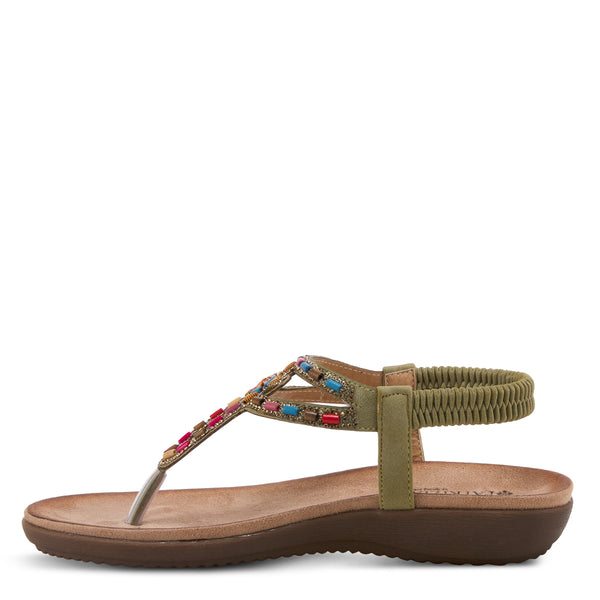 Flexus By Spring Step PATRIZIA CREMA THONG SANDALS
