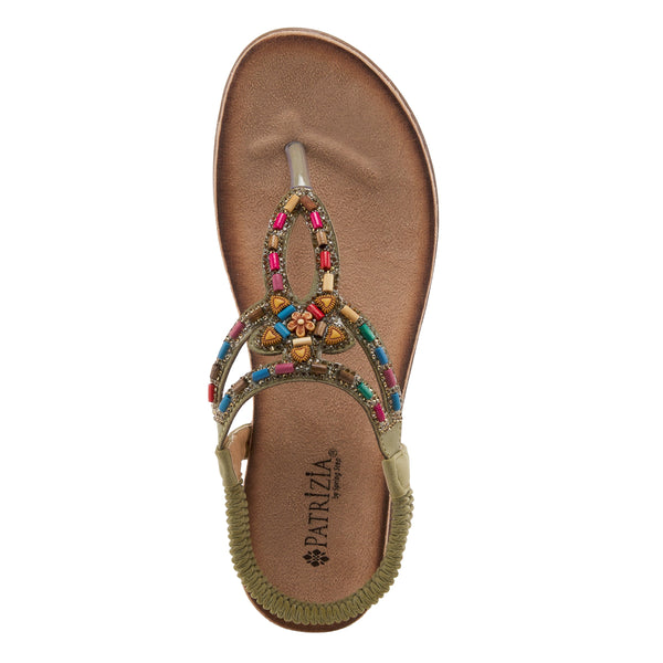 Flexus By Spring Step PATRIZIA CREMA THONG SANDALS