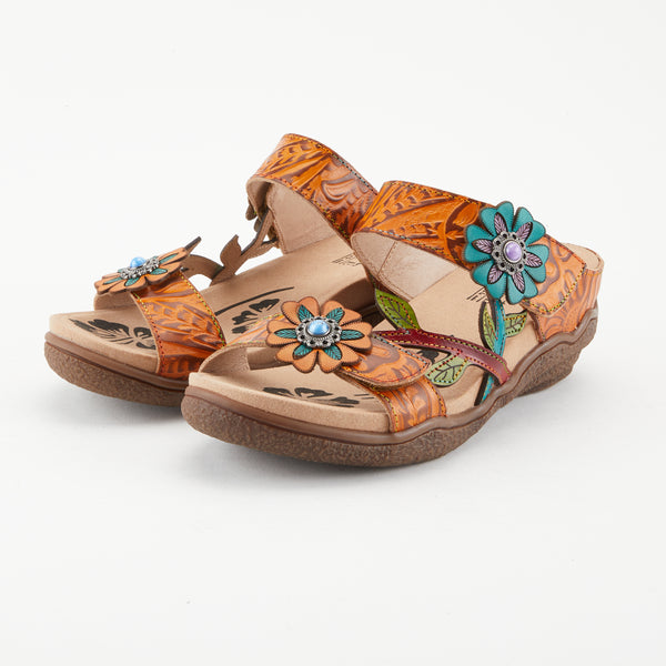 flexus by spring step L'ARTISTE AYMEE SLIDE SANDALS