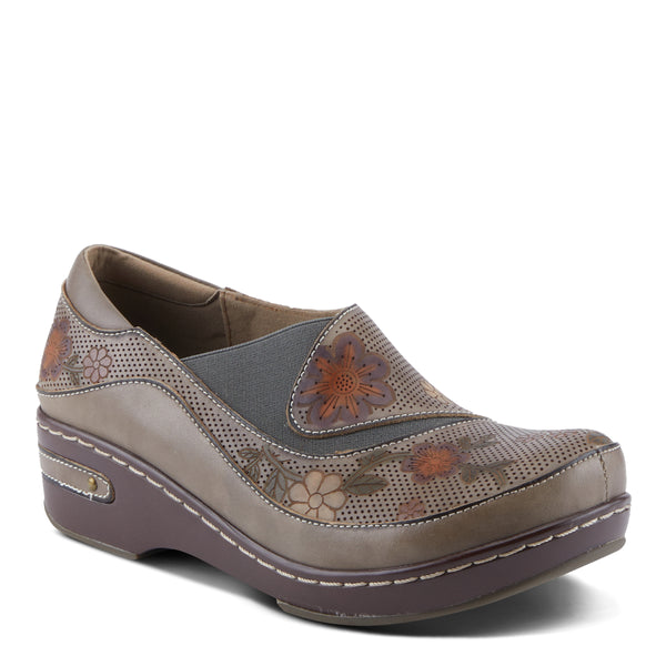 flexus by spring step L'ARTISTE BURBANK-FLOWER CLOGS