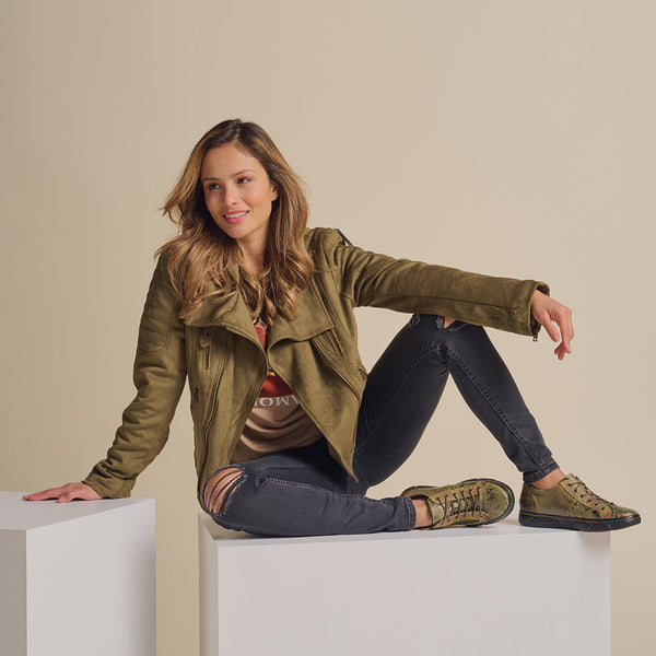 Flexus By Spring Step L'ARTISTE DANLI-BLOOM SNEAKER SHOE