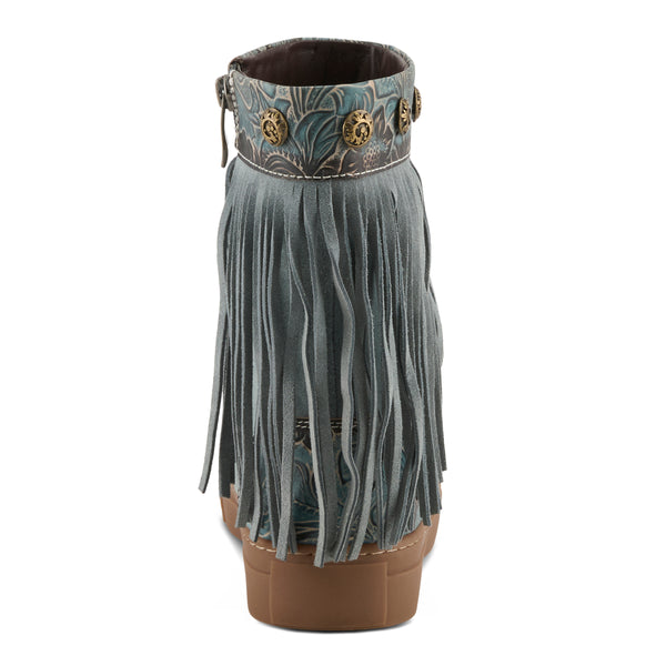 Flexus By Spring Step L'ARTISTE FRINGELY WESTERN MID CALF BOOTIE
