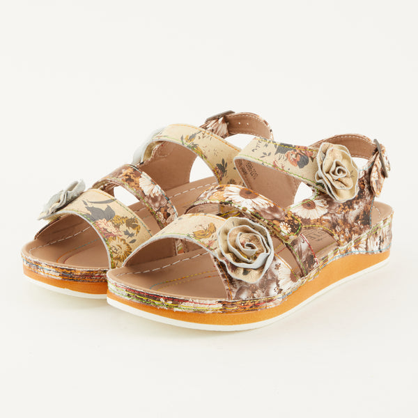 flexus by spring step L'ARTISTE JOELINA-DAZI ANKLE STRAP SANDALS