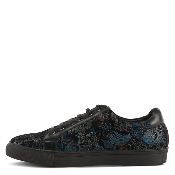 Flexus By Spring Step L'ARTISTE MEN ANDER-FLORAL LACE-UP SNEAKER