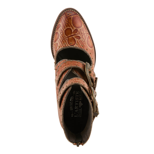 Flexus By Spring Step L'ARTISTE NOTCHED-NATURE BOOTS