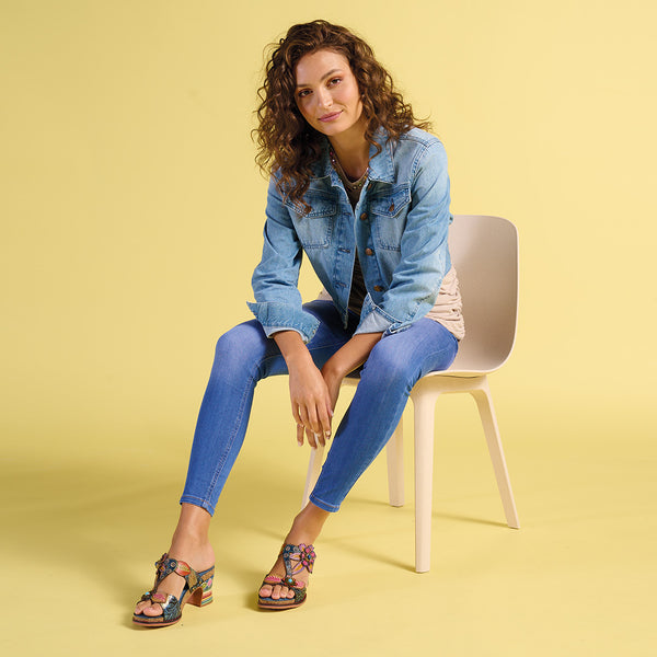 Flexus By Spring Step L'ARTISTE ROSSIE HEELED SANDALS