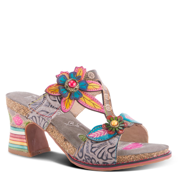 flexus by spring step L'ARTISTE ROSSIE HEELED SANDALS