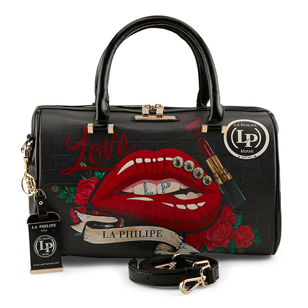 flexus by spring step LA PHILIPE LP1020-16 RED LIPS HANDBAG-CLASSIC